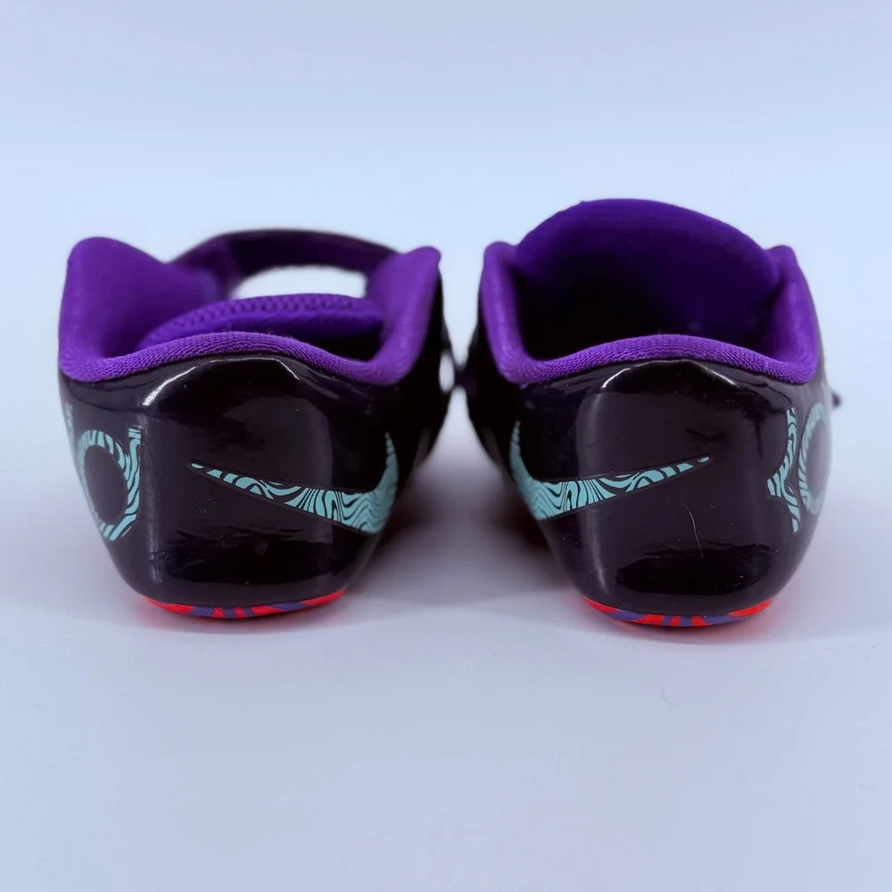 Nike KD 7 Toddler Crib Shoes Cave Purple Hyper Grape 669954-500 Kids 3C